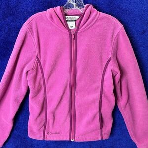 Pink Columbia fleece jacket #fleecejacket #hoodie #fuzzy #cozy‎